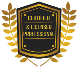Certified and Licensed Professionals Badge