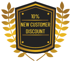 10% New Customer Discount Badge